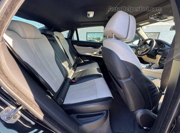 5UXKU2C55J0X49862 2018 BMW X6 Black Սալոնի դիմացի տեսք