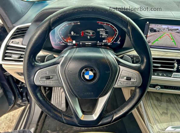 5UXCW2C51KL081198 2019 BMW X7 Gray Вид наклейки з VIN-кодом