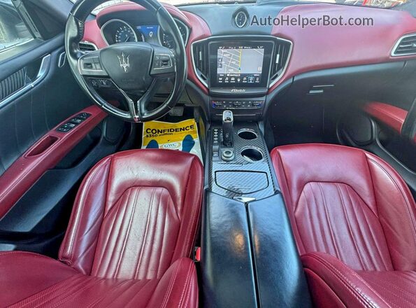 ZAM57YTL0K1319168 2019 MASERATI GHIBLI Black Սարքավորումների վահանակի տեսք