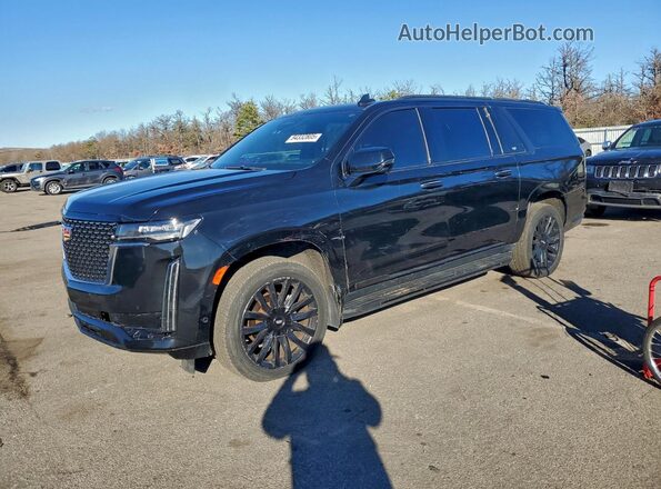 1GYS4KKL0PR153462 2023 CADILLAC ESCALADE Black უკანა მარცხენა