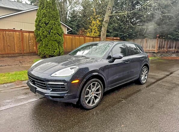 WP1AA2AY0LDA00643 2020 PORSCHE CAYENNE Синий Задняя правая четверть
