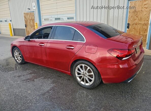 W1K3G4FB3MJ266692 2021 MERCEDES-BENZ A-CLASS Красный 