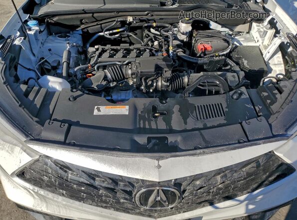 3HDSA1H58SM705851 2025 ACURA ADX White Widok naklejki z numerem VIN