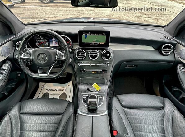 WDC0G6EB0KF518175 2019 MERCEDES-BENZ GLC-CLASS Gray Vista de los asientos traseros