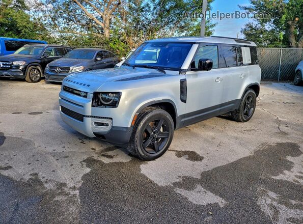SALEPERU0M2041722 2021 LAND ROVER DEFENDER Silver Rear right