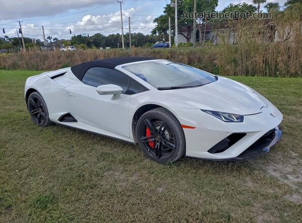 ZHWUT5ZF7MLA15963 2021 LAMBORGHINI HURACAN Белый Вид спереди