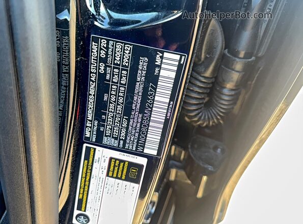 W1N0G8DB5MV266377 2021 MERCEDES-BENZ GLC-CLASS Black Vista interior trasera