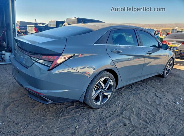 KMHLN4AJ1NU022498 2022 HYUNDAI ELANTRA Gray წინა მარჯვენა