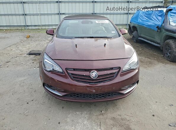 W04WH3N58JG032934 2018 BUICK CASCADA Burgundy უკანა ხედი