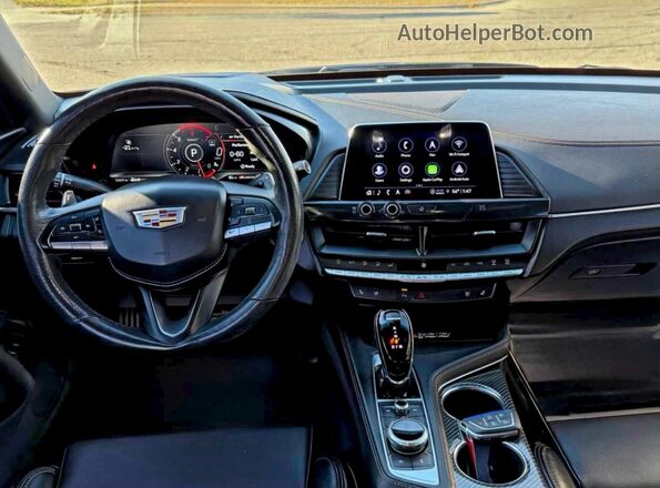 1G6DH5RL8M0143405 2021 CADILLAC CT4 Black Вид задніх сидінь