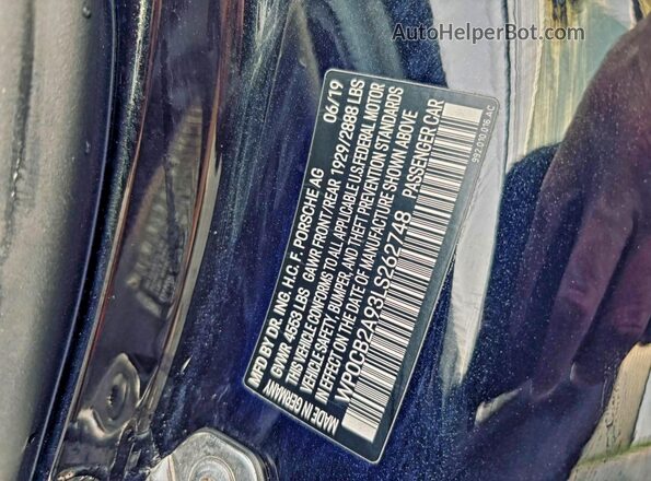 WP0CB2A93LS262748 2020 PORSCHE 911 Black Rear interior view