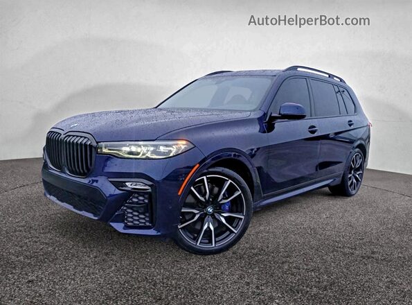 5UXCW2C0XN9J99448 2022 BMW X7 Blue Rear right