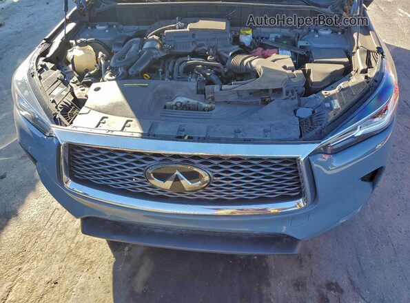 3PCAJ5CA3NF109564 2022 INFINITI QX50 Gray Vista de la etiqueta del VIN