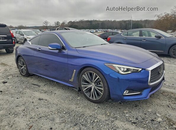 JN1EV7EK1KM230283 2019 INFINITI Q60 Blue Вид спереду