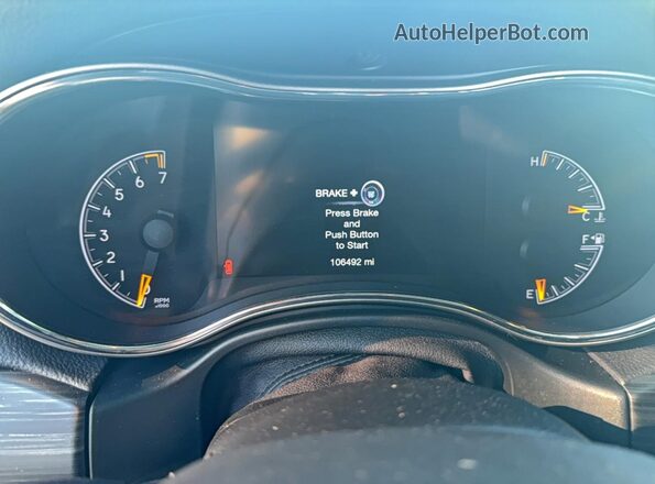 1C4RJEAG9KC572361 2019 JEEP GRAND CHER White Սարքավորումների վահանակի տեսք