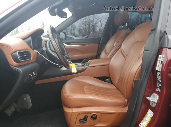 ZN661XUL8HX250589 2017 MASERATI LEVANTE Бордовый 