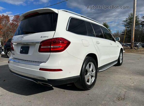 4JGDF6EE9HA798054 2017 MERCEDES-BENZ GLS Белый Передняя правая четверть