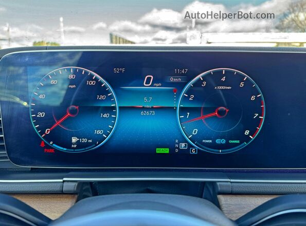 4JGFF5KE4LA142084 2020 MERCEDES-BENZ GLS Black Սարքավորումների վահանակի տեսք