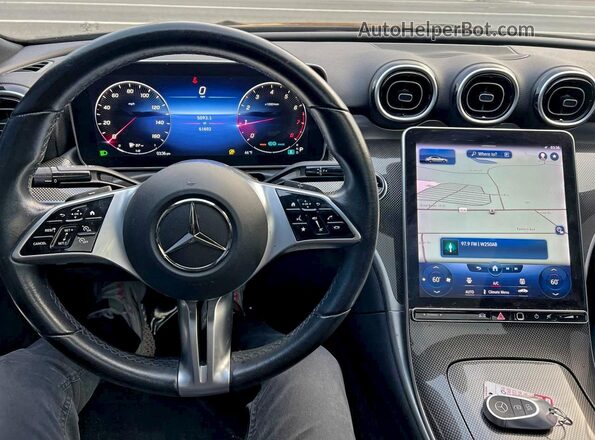 W1KAF4GB9NR020192 2022 MERCEDES-BENZ C Black 