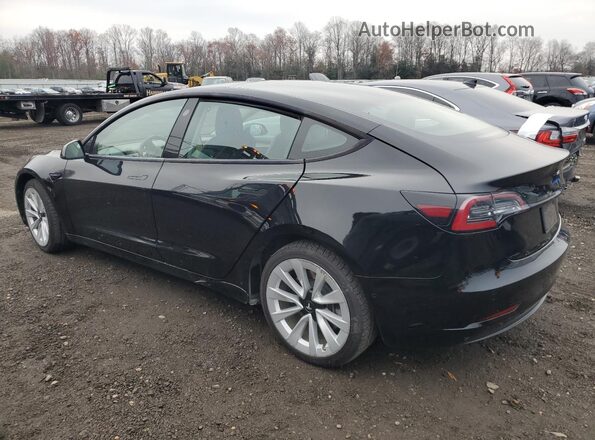 5YJ3E1EA7NF286976 2022 TESLA MODEL Black 