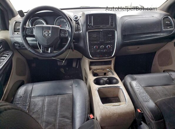 2C4RDGCG6HR717422 2017 DODGE CARAVAN White ხელსაწყოთა პანელის ხედი