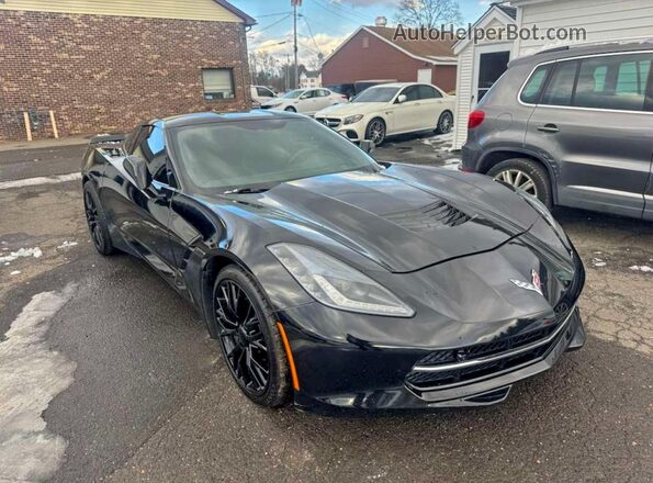 1G1YD2D7XG5111493 2016 CHEVROLET CORVETTE Black Вид спереду