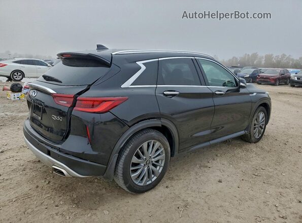 3PCAJ5BB5SF101911 2025 INFINITI QX50 Black Delantero derecho