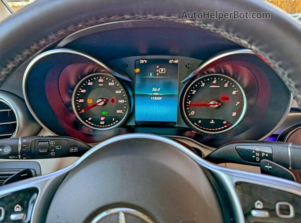 W1N0G8EB3LF862322 2020 MERCEDES-BENZ GLC-CLASS Gray ხელსაწყოთა პანელის ხედი