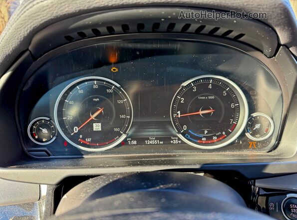 5UXKU2C5XJ0Z62161 2018 BMW X6 Серый Вид щитка приборов