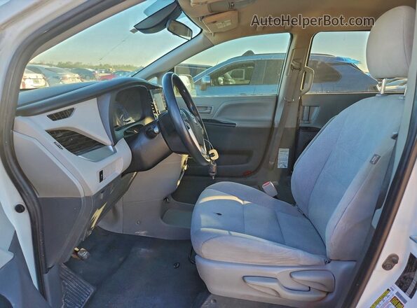5TDZZ3DC7LS038037 2020 TOYOTA SIENNA White Widok deski rozdzielczej