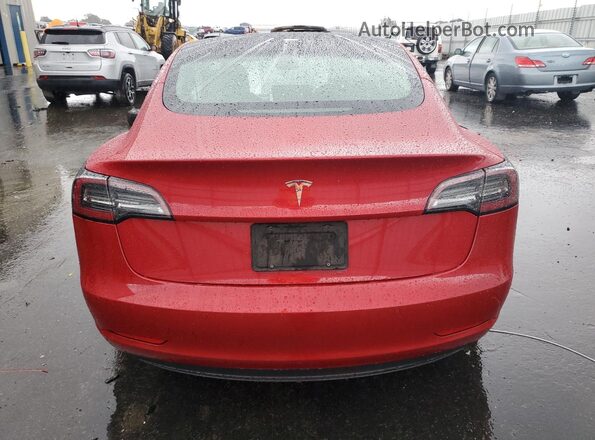 5YJ3E1EA3NF304437 2022 TESLA MODEL Красный 