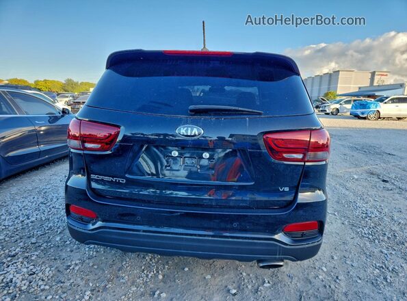 5XYPGDA57LG693854 2020 KIA SORENTO Black Вид салону спереду