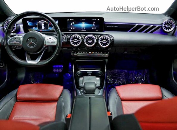 W1K3G5BB6MJ256119 2021 MERCEDES-BENZ A White Вид задніх сидінь