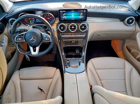 WDC0G8EB0LF741099 2020 MERCEDES-BENZ GLC-CLASS White ხელსაწყოთა პანელის ხედი