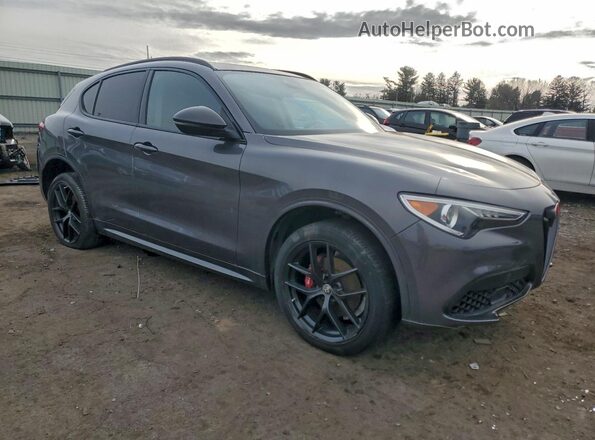ZASPAKBN6L7C84754 2020 ALFA ROMEO STELVIO Gray წინა ხედი