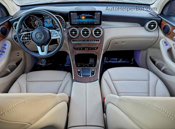 W1N0G8EB3LF862322 2020 MERCEDES-BENZ GLC-CLASS Gray უკანა სავარძლების ხედი