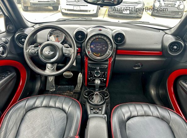 WMWXD1C58GWT97459 2016 MINI COOPER White Widok tylnych siedzeń