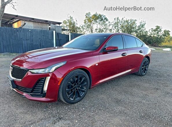 1G6DN5RK7L0139750 2020 CADILLAC CT5 Burgundy 