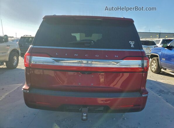 5LMJJ2LT7JEL07410 2018 LINCOLN NAVIGATOR Red Սարքավորումների վահանակի տեսք