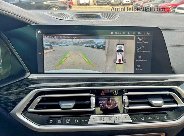 5UXCX6C02N9J14574 2022 BMW X7 Белый Вид наклейки с VIN-кодом