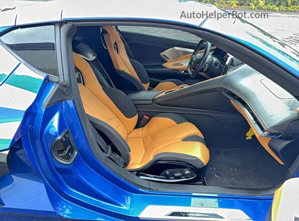 1G1YC2D4XM5122952 2021 CHEVROLET CORVETTE Blue Vista interior delantera