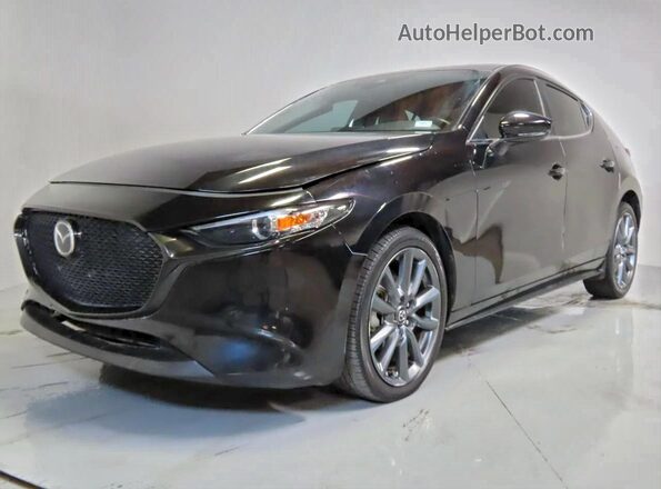 JM1BPAKL7M1336164 2021 MAZDA 3 Black Tył prawy