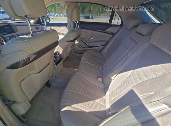 WDDUG8DB7JA376414 2018 MERCEDES-BENZ S White წინა სალონის ხედი