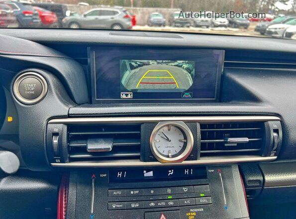 JTHS85BC4J5004285 2018 LEXUS RC Черный Вид щитка приборов