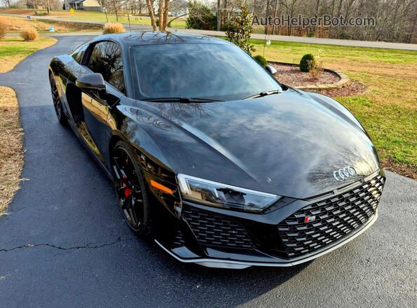 WUAKBAFX4M7901384 2021 AUDI R8 Black Vista interior de 360 grados