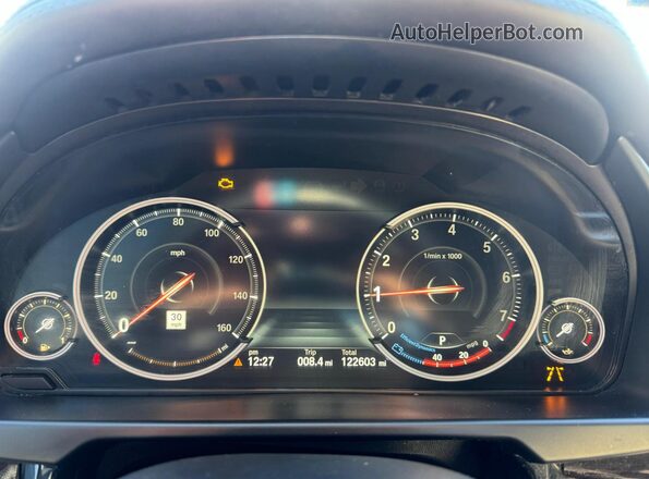 5UXKU2C55J0X49862 2018 BMW X6 Black Սարքավորումների վահանակի տեսք