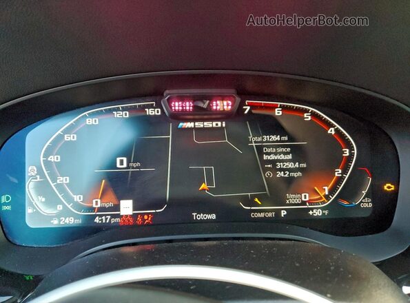 WBA13BK05NCJ60379 2022 BMW M5 Blue 