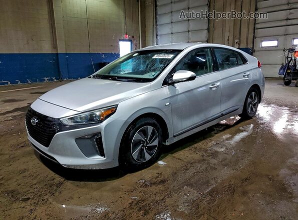 KMHC75LC2HU020827 2017 HYUNDAI IONIQ Silver 