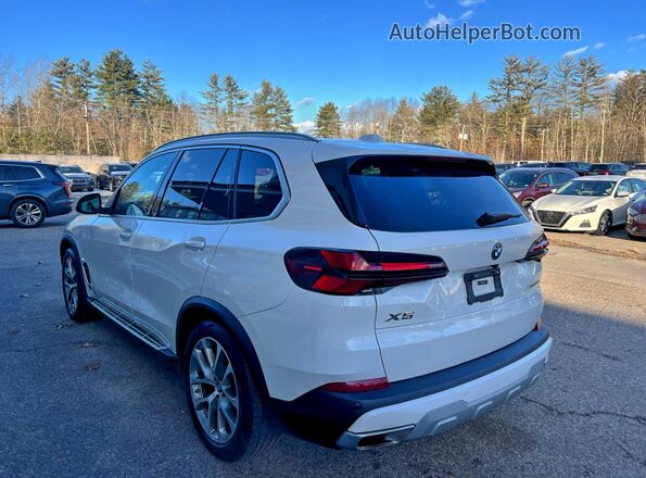 5UX43EU01S9Y38941 2025 BMW X5 White წინა მარჯვენა