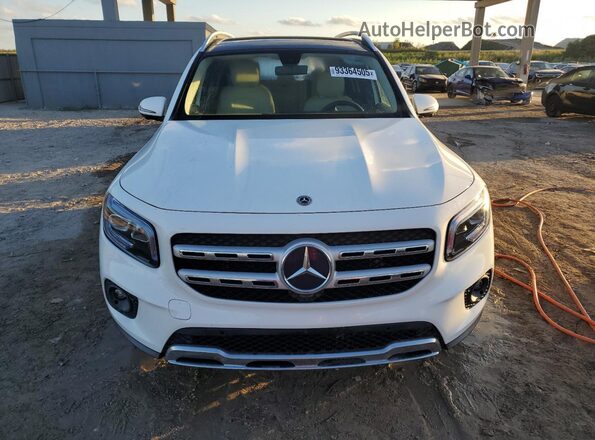 W1N4M4HB0NW234252 2022 MERCEDES-BENZ GLB-CLASS Белый Вид сзади